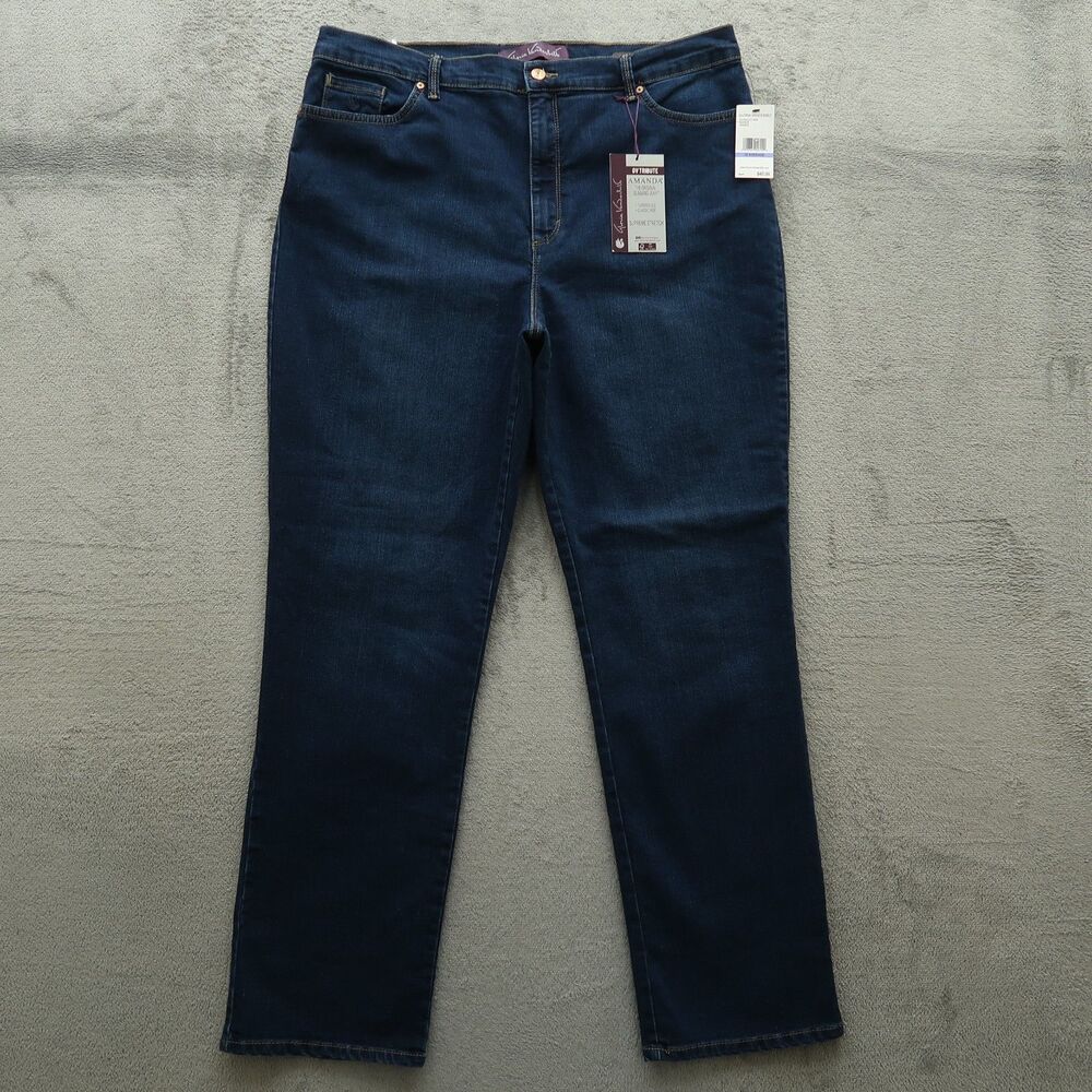 Gloria Vanderbilt Jeans Women's 18 High-Rise Amanda Tapered Leg 31.5" Inseam NWT